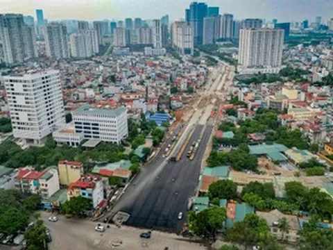 Cận cảnh công trường Vành đai 2,5 Hà Nội chạy đua tiến độ để thông xe kỹ thuật dịp 10/10