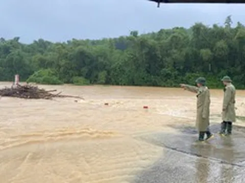 Mưa lớn gây ngập nhiều cầu tràn, chia cắt giao thông ở Thanh Hóa