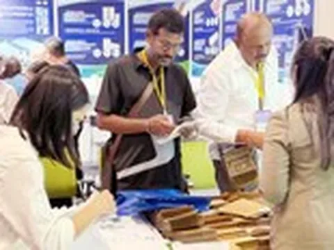 Trình diễn công nghệ in kỹ thuật số, đóng gói tự động tại triển lãm ở TP.HCM