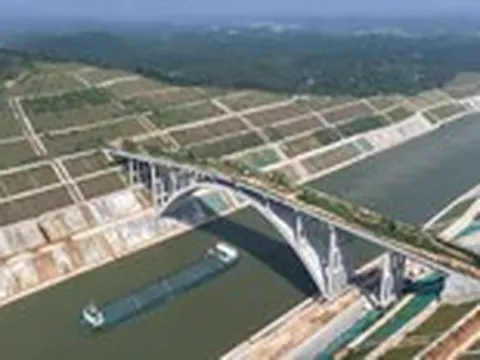 Trung Quốc mở kênh đào dài 134km ở Quảng Tây, nối sông với Biển Đông
