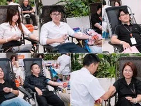 Gần 800 đơn vị máu được chia sẻ trong ngày hội 'Giọt Thương'