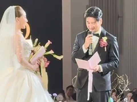 Nam NSƯT vừa lấy vợ 3 ở Hà Nội: "Vai diễn mà anh muốn diễn lâu nhất đấy là được làm chồng của em"
