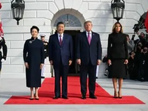 Ông Tập đã tới Nhà Trắng, ông Trump ca ngợi 'tình bạn tuyệt vời'