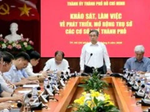 Phó bí thư Nguyễn Phước Lộc: Ưu tiên trụ sở dôi dư để giảm tải bệnh viện tuyến cuối