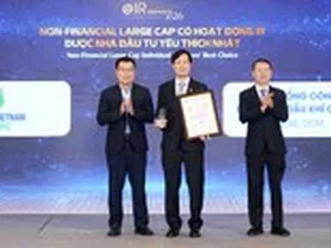 PVCFC vào Top 3 doanh nghiệp phi tài chính tại IR Awards 2026