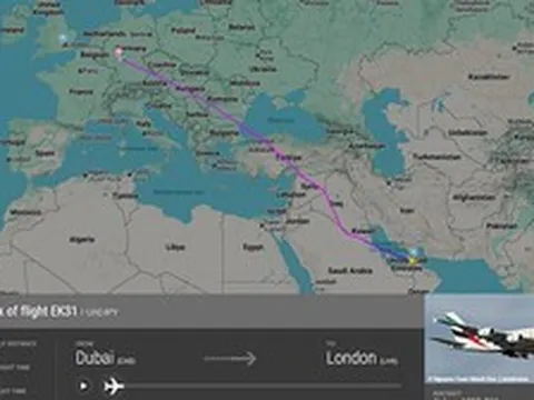 Một máy bay Airbus xuất phát từ Dubai bỗng phát tín hiệu khẩn cấp 7700