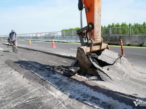 Cao tốc Biên Hòa - Vũng Tàu nứt 40m: Chuyên gia xuống hiện trường tìm nguyên nhân