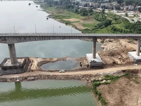 Hiện trạng cầu Sông Lô sau 6 tháng sửa chữa, khó khăn nhất ở trụ T5
