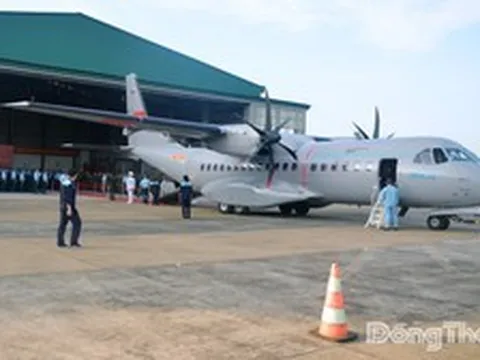 Đúng hôm nay 5/10, sân bay quốc tế Cần Thơ ghi nhận 1 máy bay thực hiện nhiệm vụ đặc biệt cất cánh