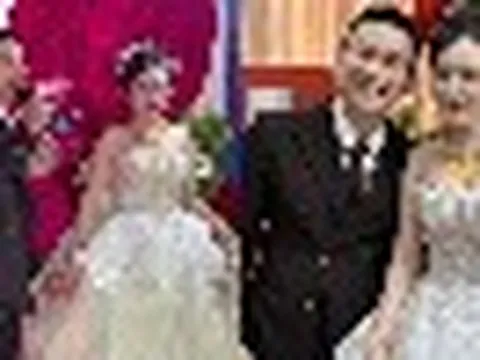 Biểu cảm lạ của Ngọc Trinh trong đám cưới với Hoài Lâm
