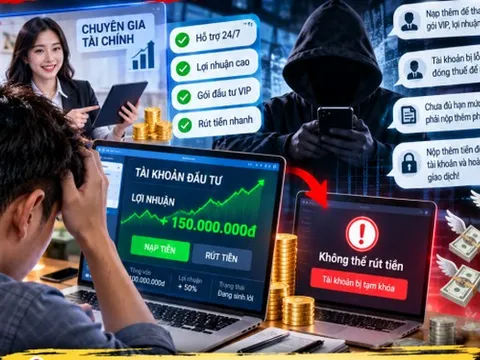 Cảnh giác thủ đoạn dụ đầu tư sinh lời cao trên không gian mạng để lừa đảo