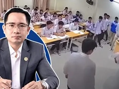 Vụ bắt khẩn cấp nam sinh 17 tuổi đánh cô giáo giữa lớp: Bị can có thể chịu khung hình phạt thế nào?